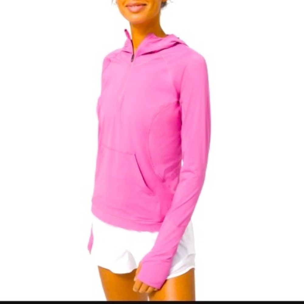 Lululemon Sleek Performance Pink Pullover